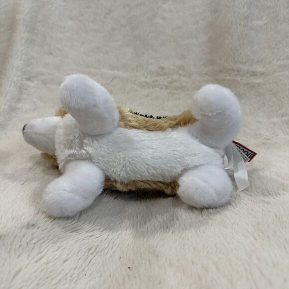 Douglas Cuddle Toys Shorty Corgi Tri Color Realistic Dog 7" Stuffed Animal Plush - Picture 3 of 7